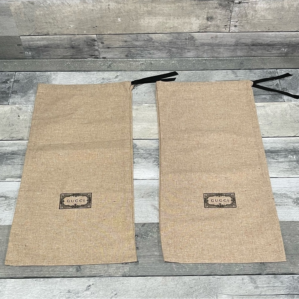 GUCCI SHOES DUST BAGS 2-PACK